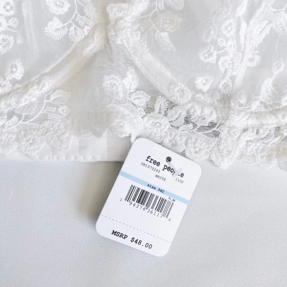 FREE PEOPLE Veronica Bra Sheer Lace Underwire - Picture 7 of 13